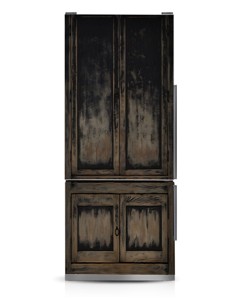 Black distressed cupboard