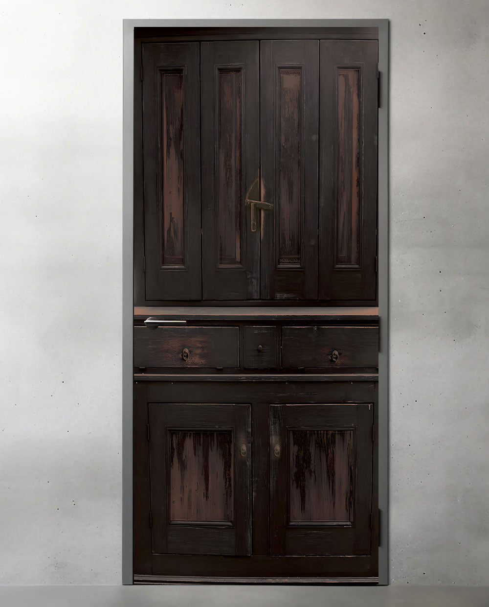 Brown cupboard