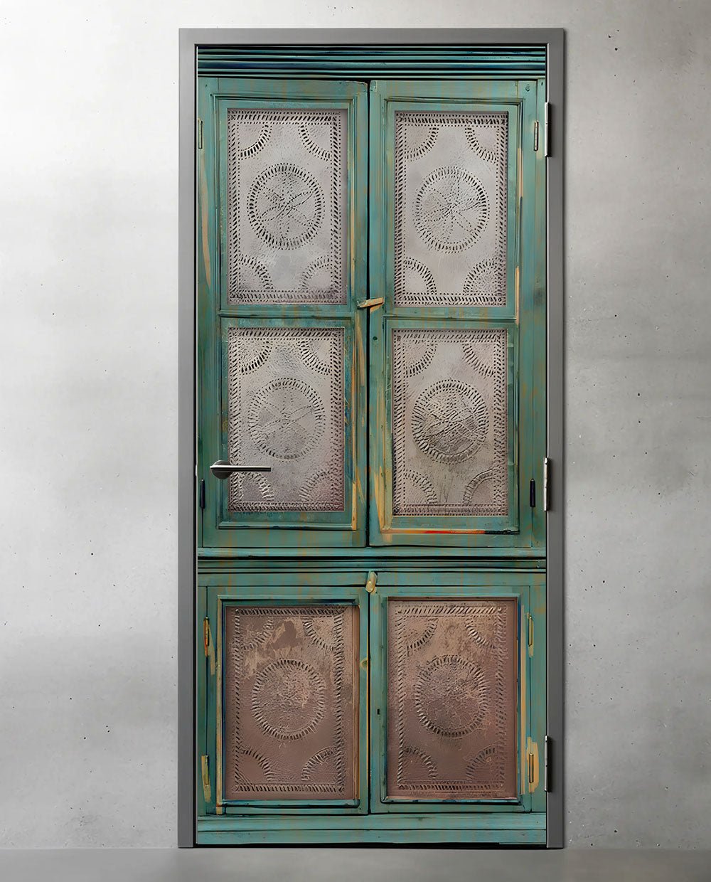 Aqua Pie safe primitive