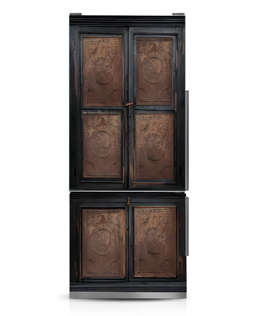 Copper black pie safe