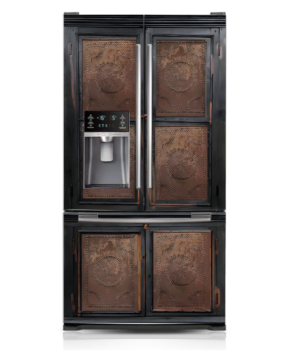 Copper black pie safe