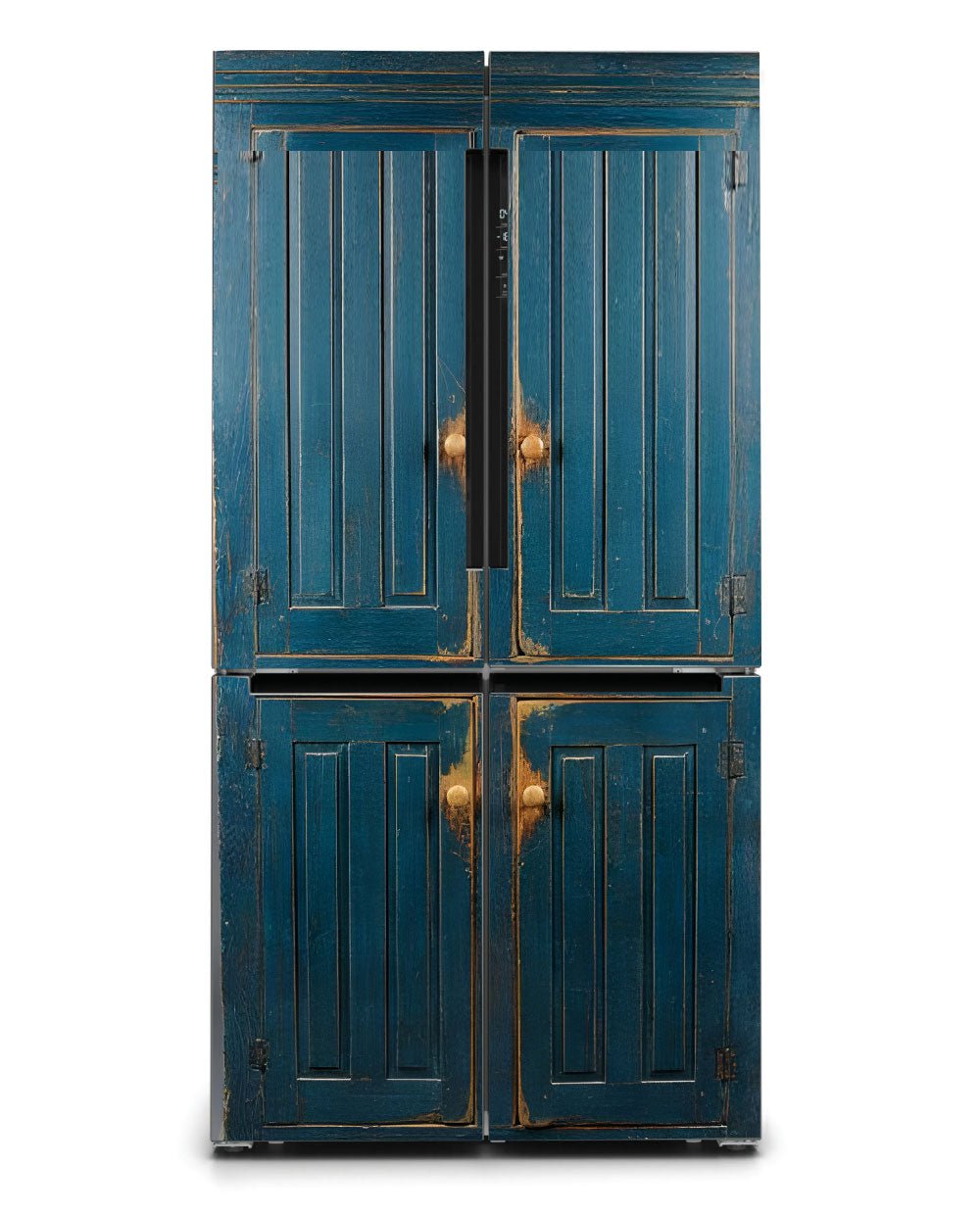 Blue primitive cabinet