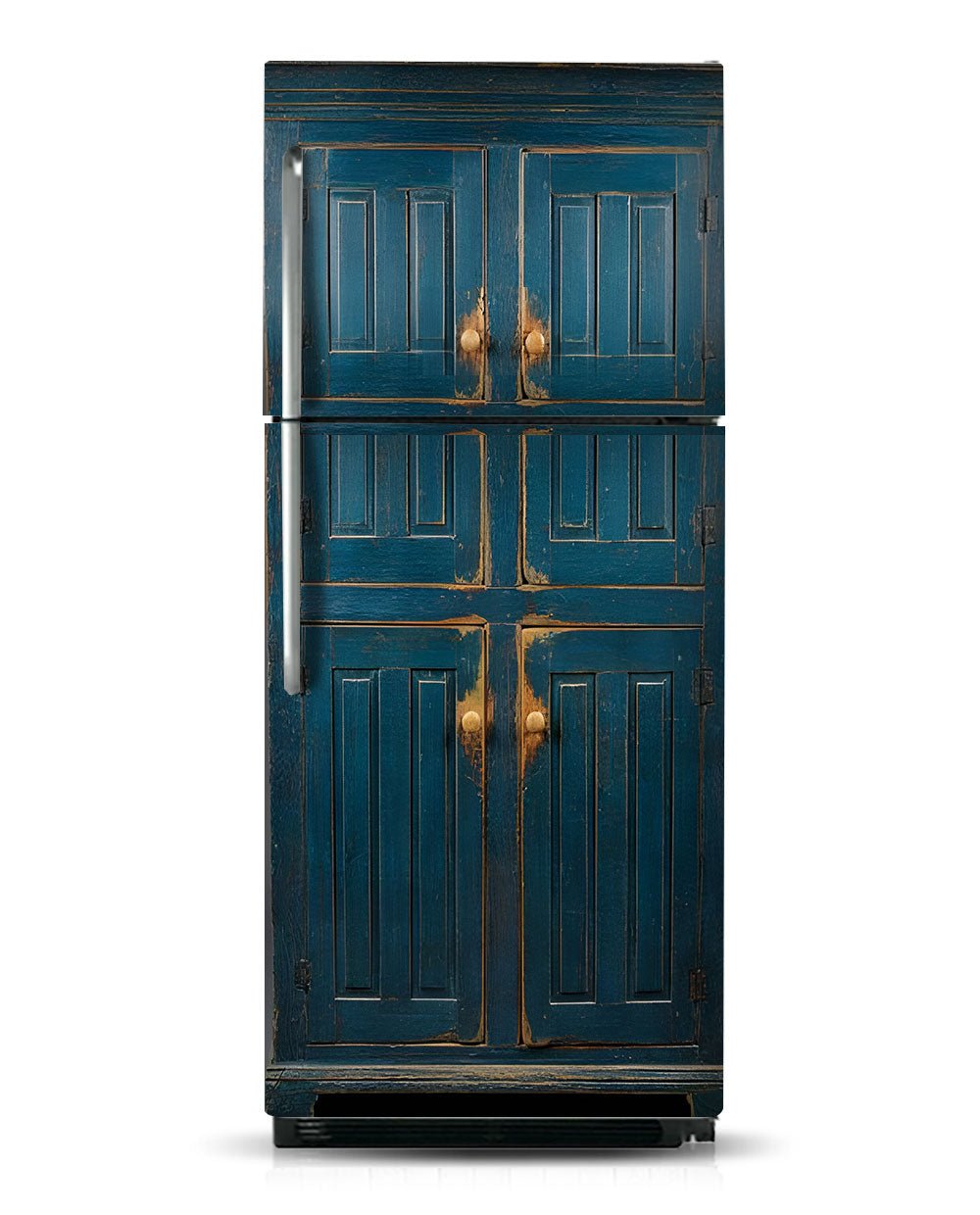 Blue primitive cabinet