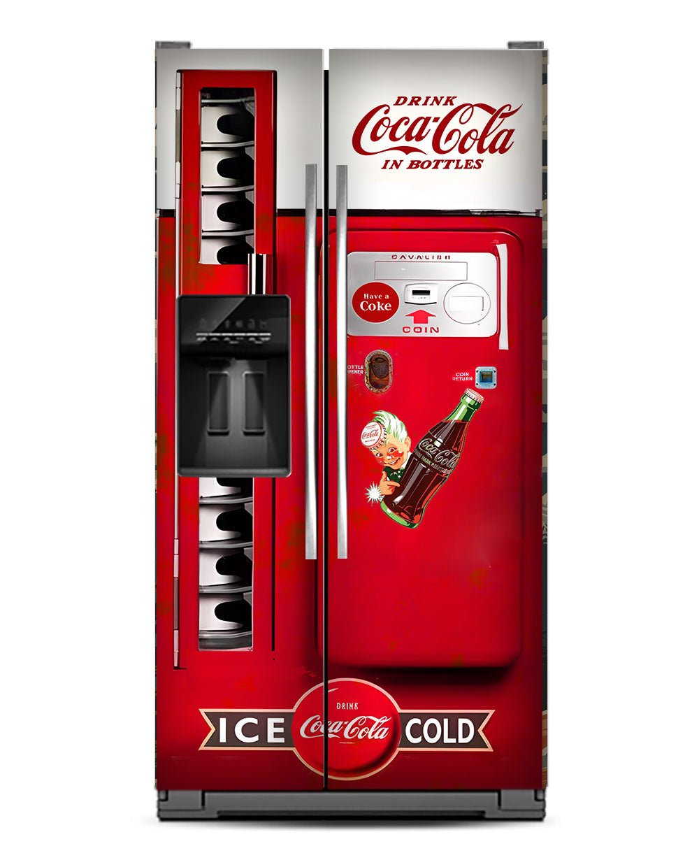 Elf Coke vending machine
