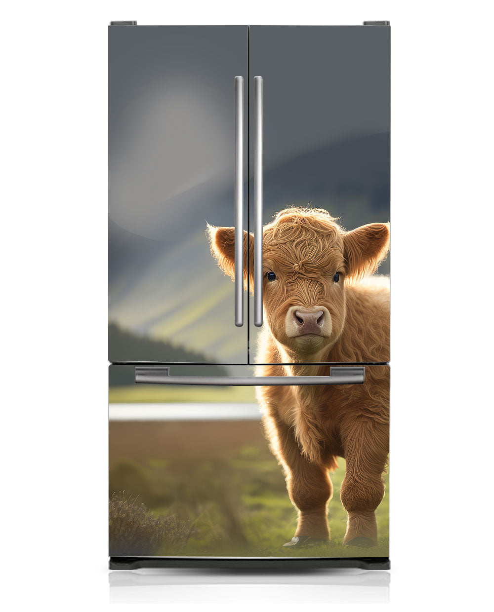 Highland Cow full cover magnet – KUDUmagnets