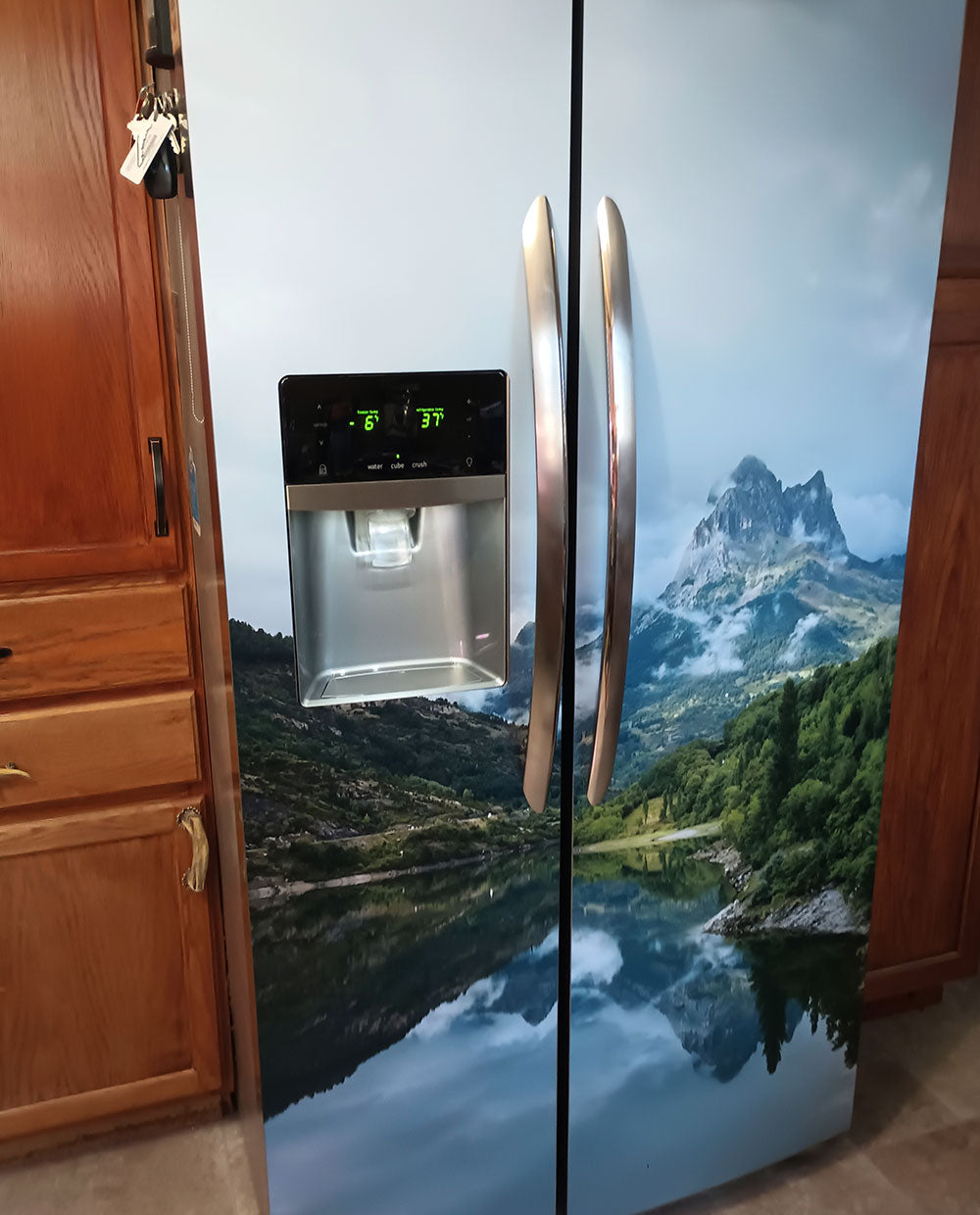 Mountain Reflecting in Lake