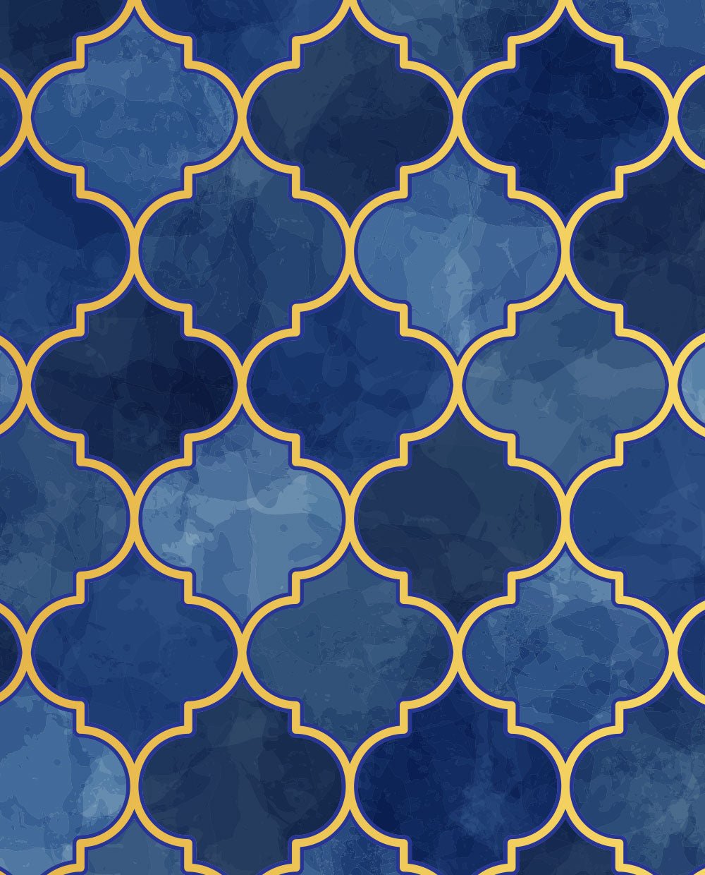 Moroccan blue