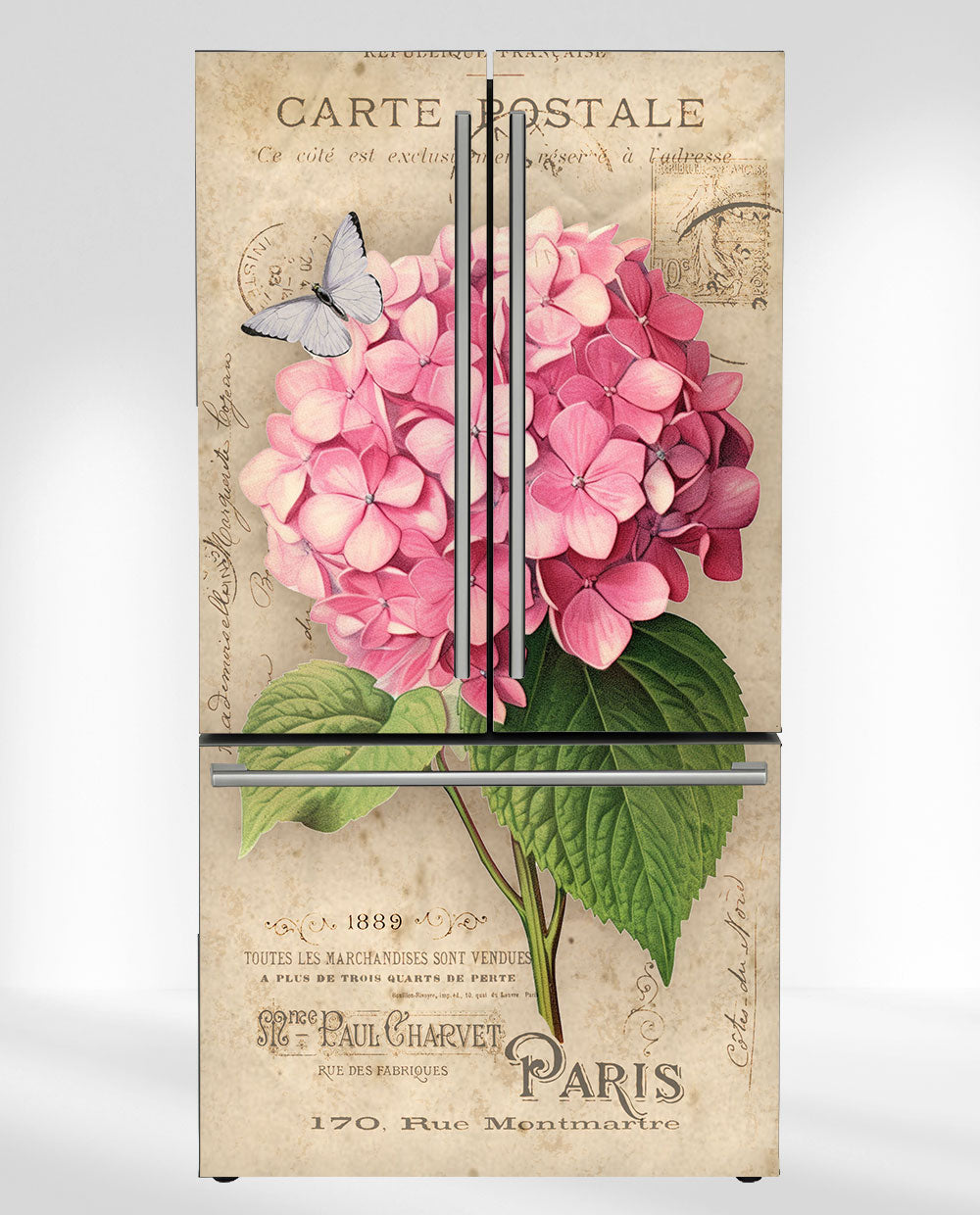 Paris Flower Postcard