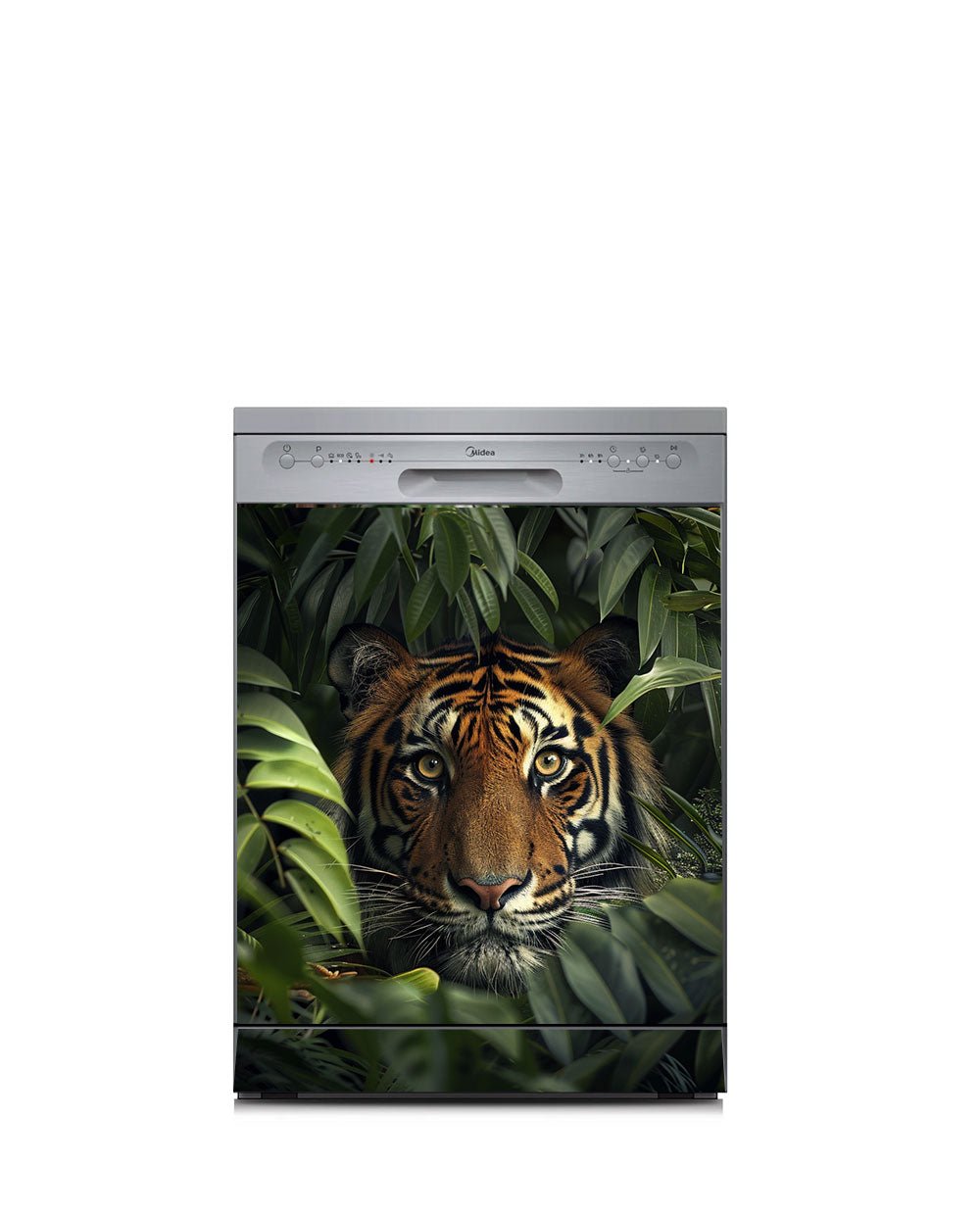 A tiger in the jungle