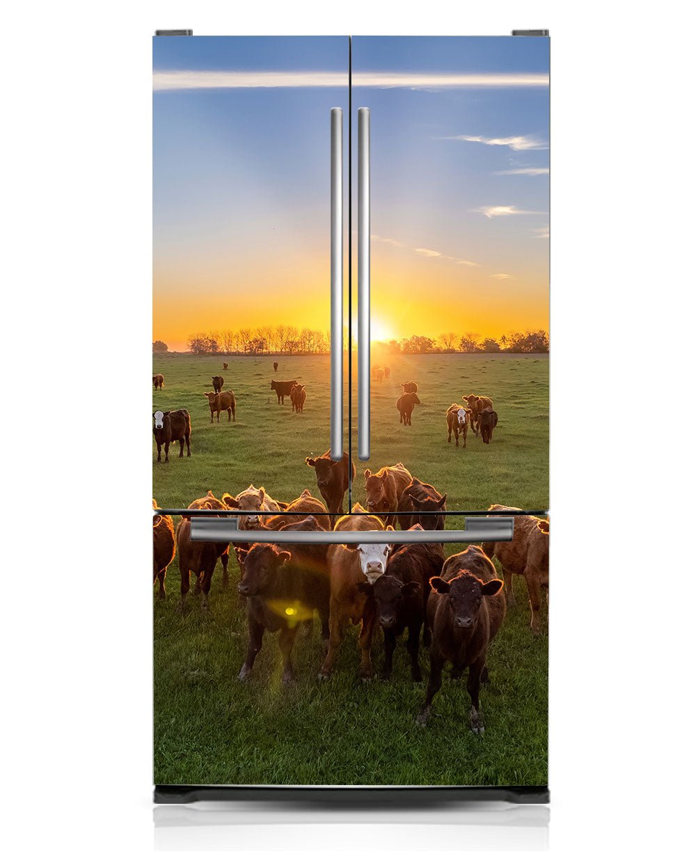 Cow herd Magnetic Refrigerator Cover – KUDUmagnets