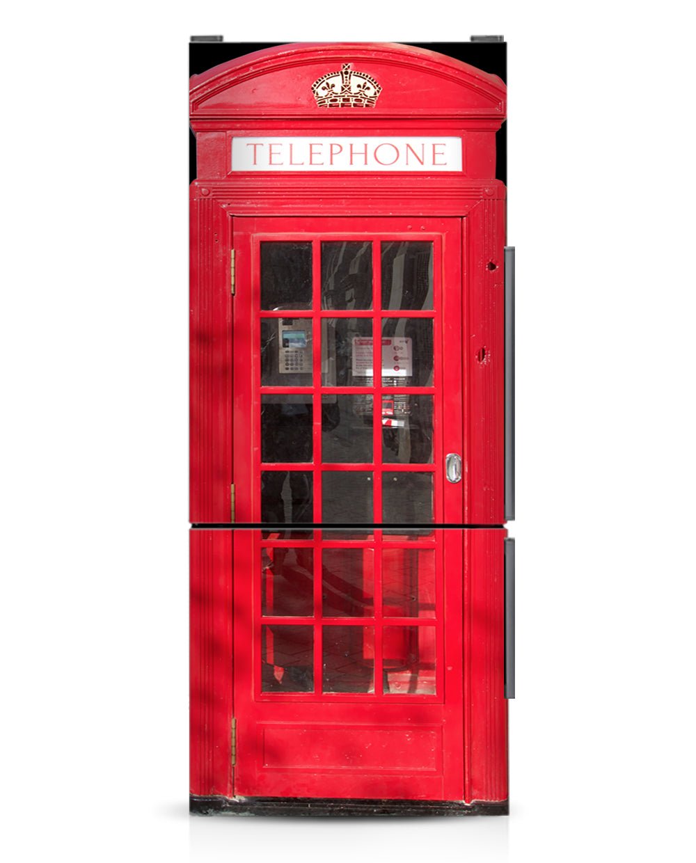 Cabina telefónica roja