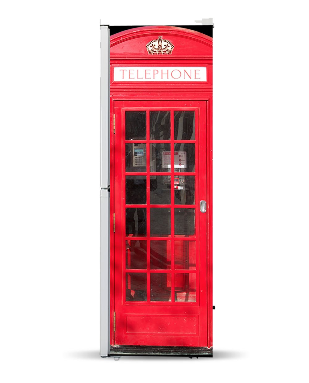 Red telephone booth