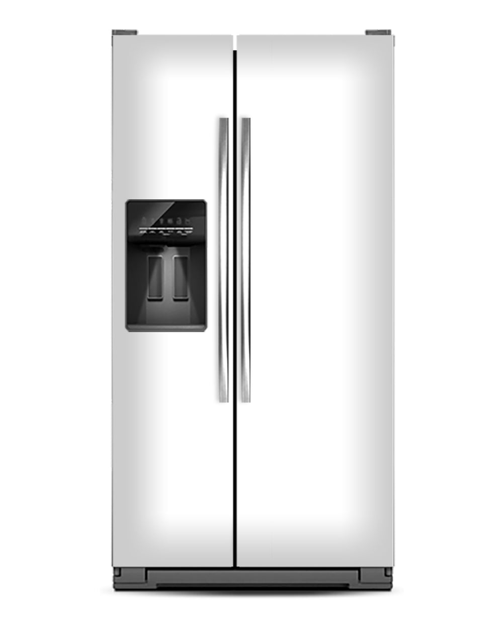 Magnetic White Refrigerator Skin Cover Panel Wraps