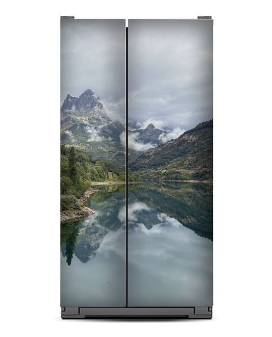 Mountain Reflecting in Lake