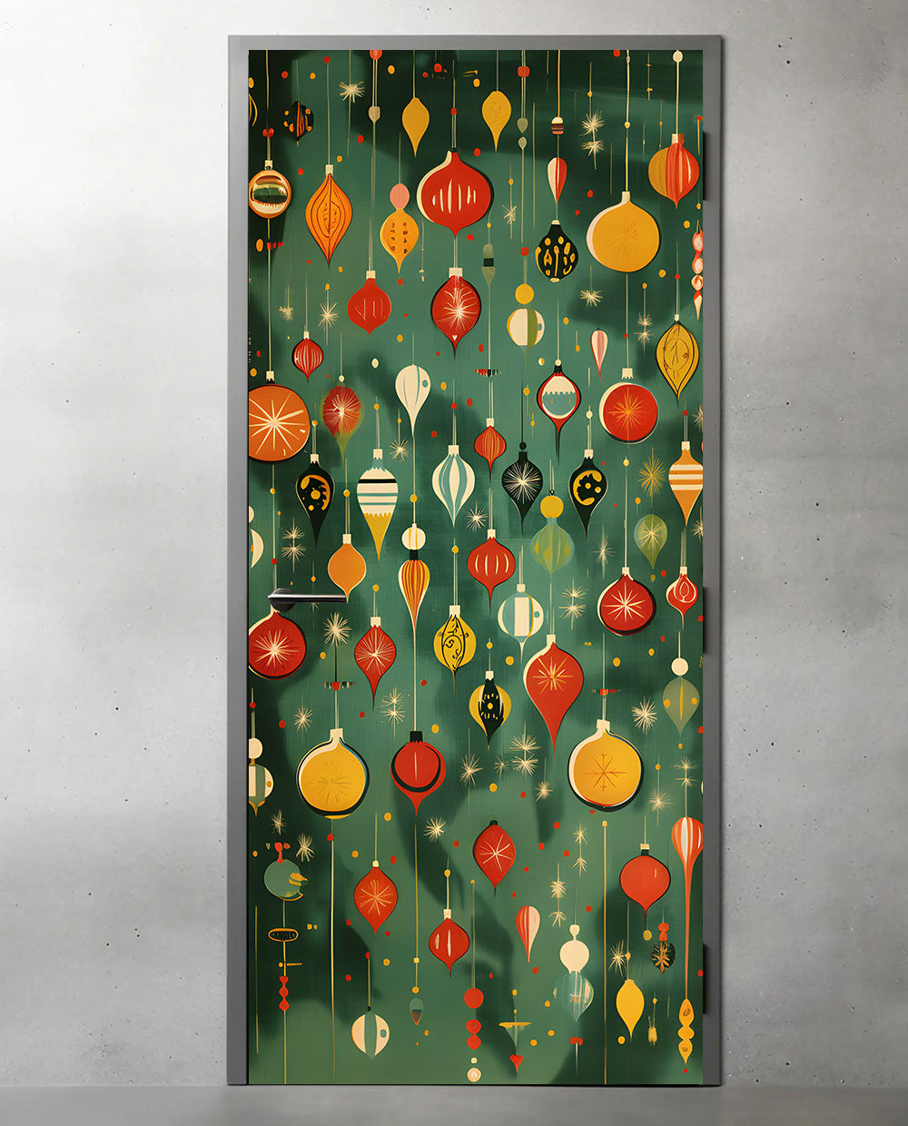 Atomic Christmas pattern