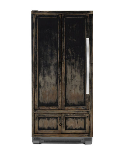 Black distressed cupboard
