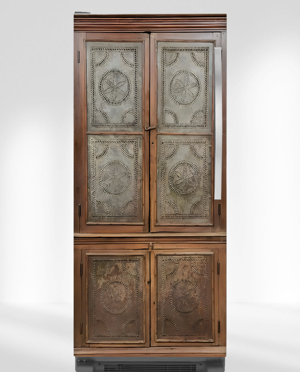 Brown Primitive pie safe