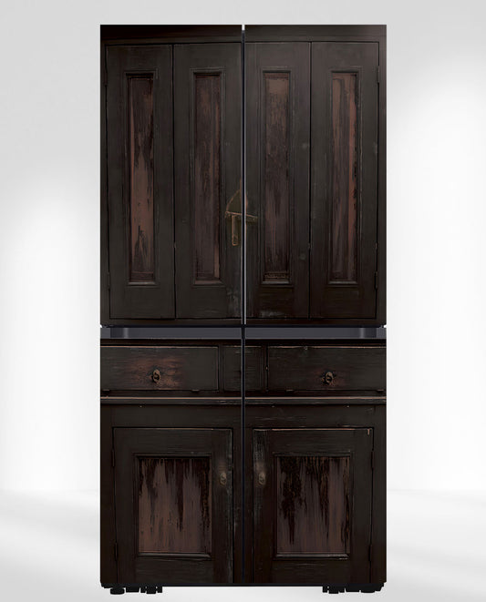 Brown cupboard