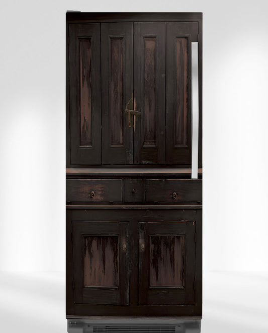 Brown cupboard