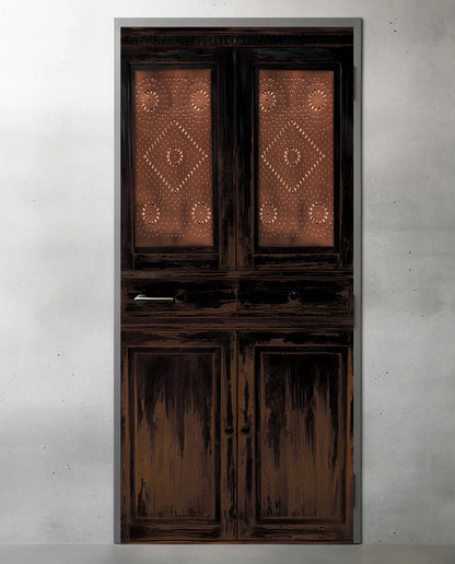 Copper Brown Pie Safe