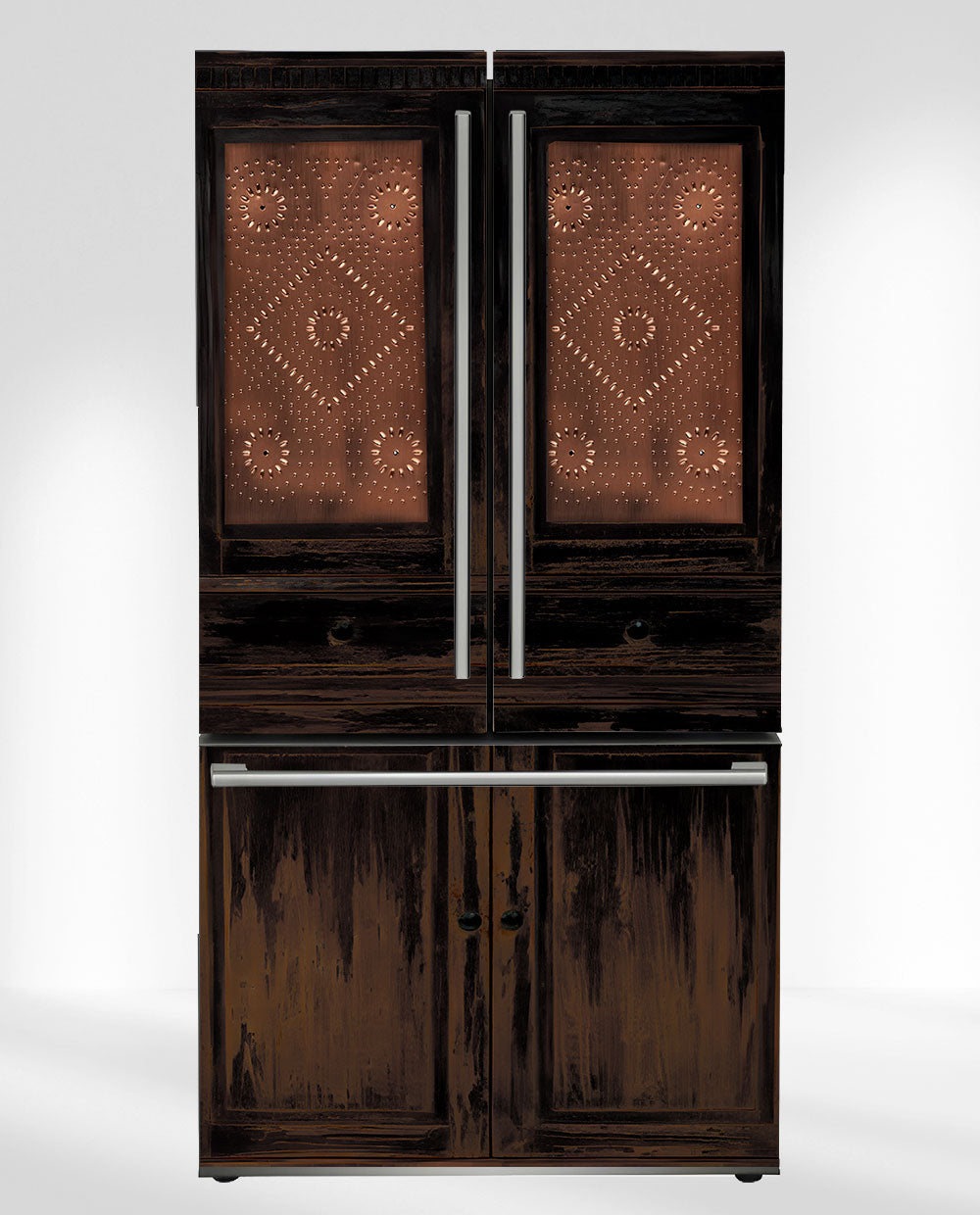 Copper Brown Pie Safe
