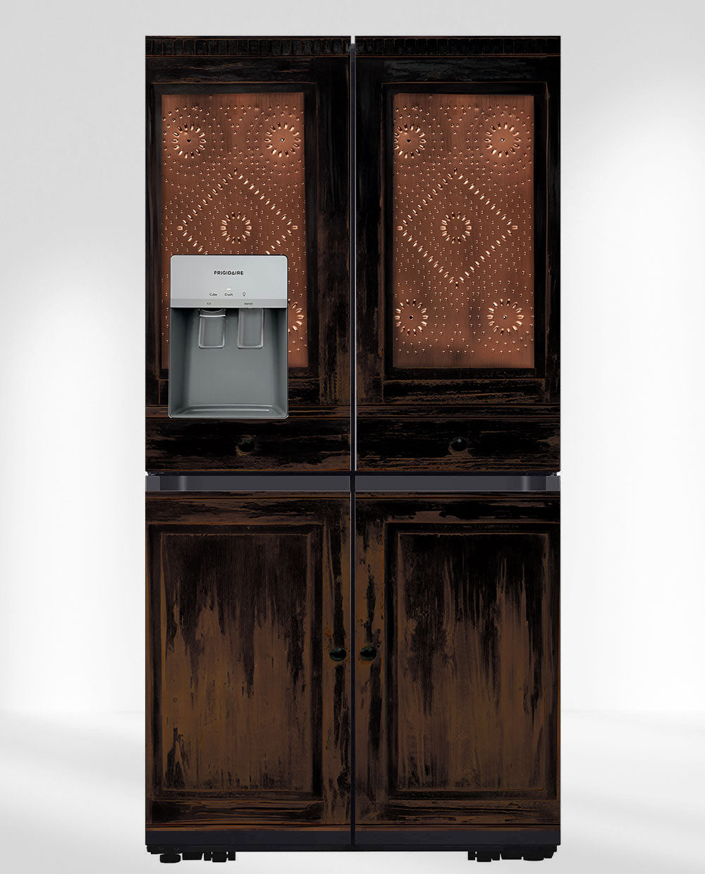 Copper Brown Pie Safe