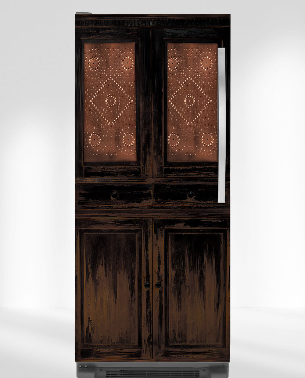 Copper Brown Pie Safe