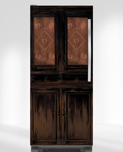 Copper Brown Pie Safe