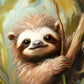 Baby sloth