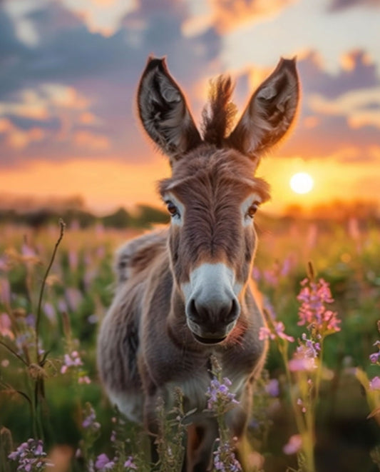 A charming donkey