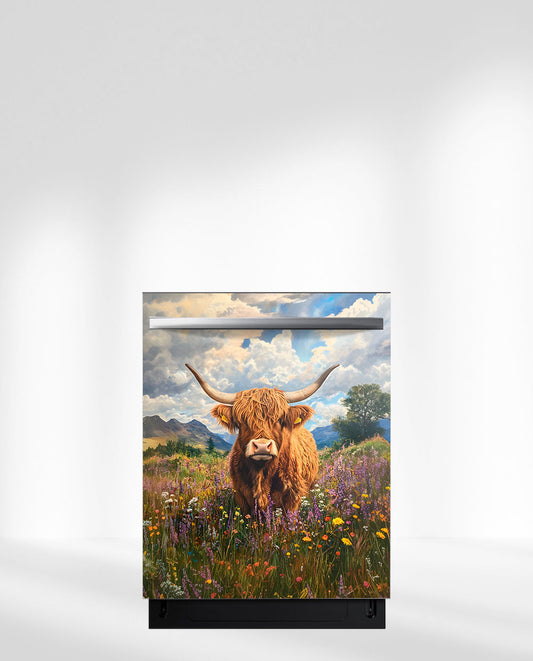 Highlander in Flowers