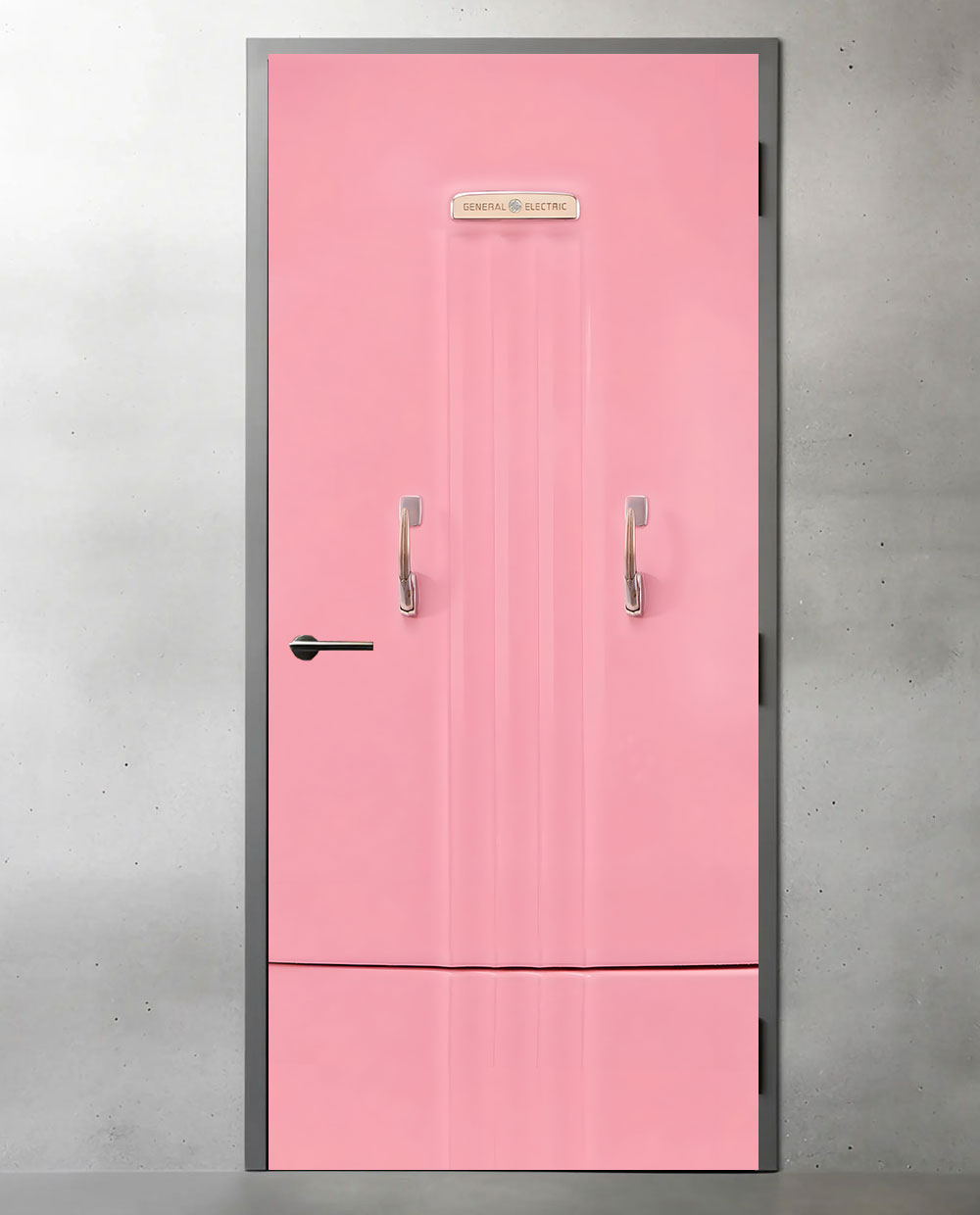 Pink GE Fridge