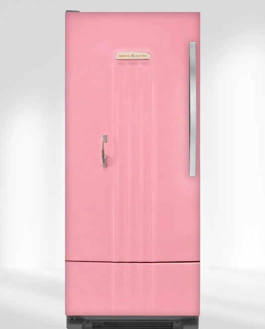 Pink GE Fridge