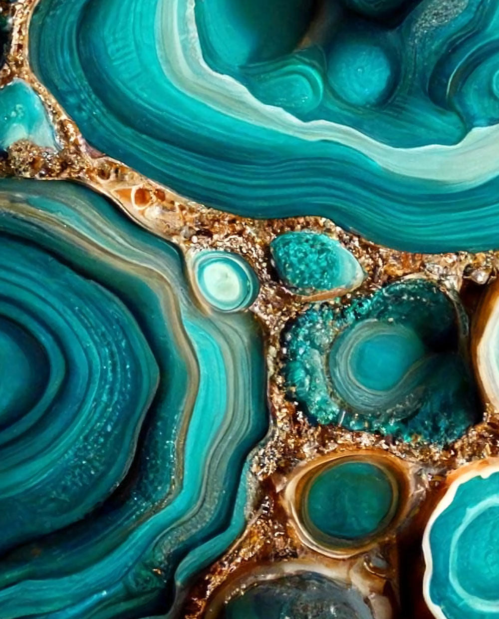 Turquoise agate