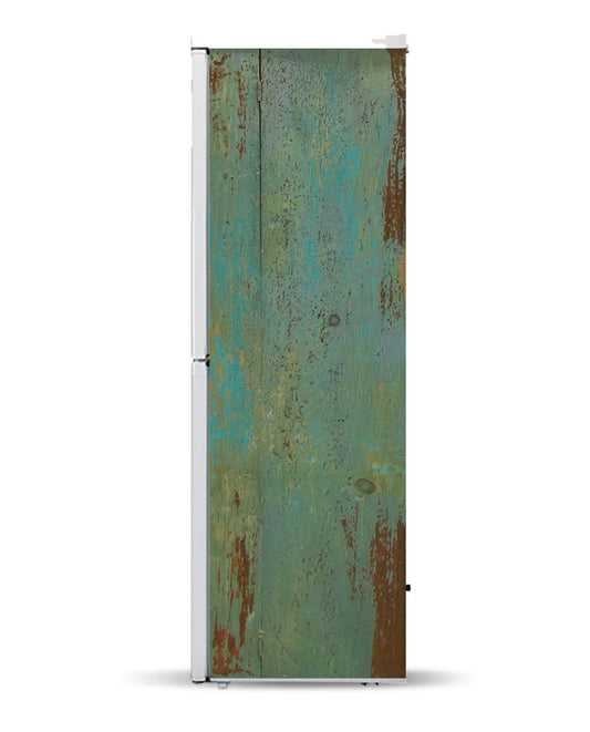 Green-Blue distressed cupboard April