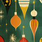 Atomic Christmas pattern