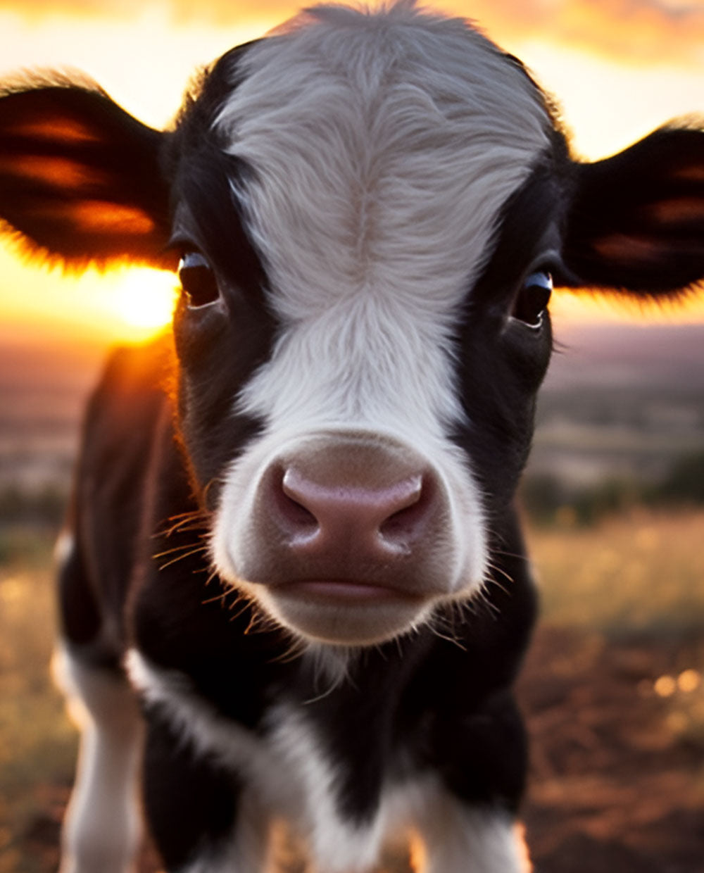 A baby calf