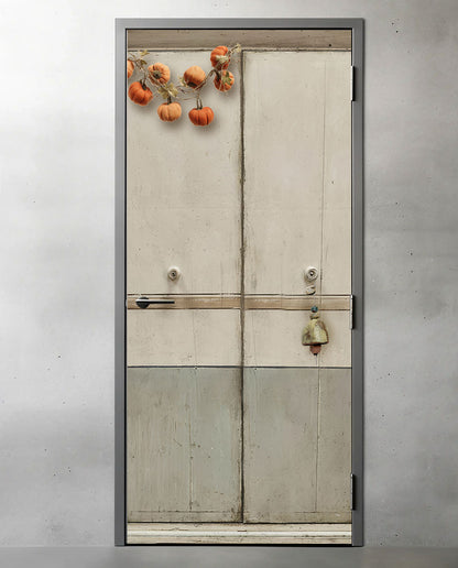 Primitive Pantry with Pumpkin Garland