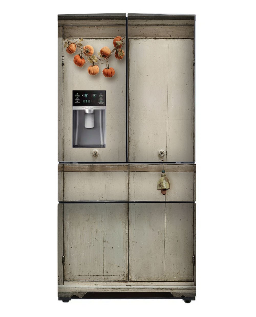 Primitive Pantry with Pumpkin Garland