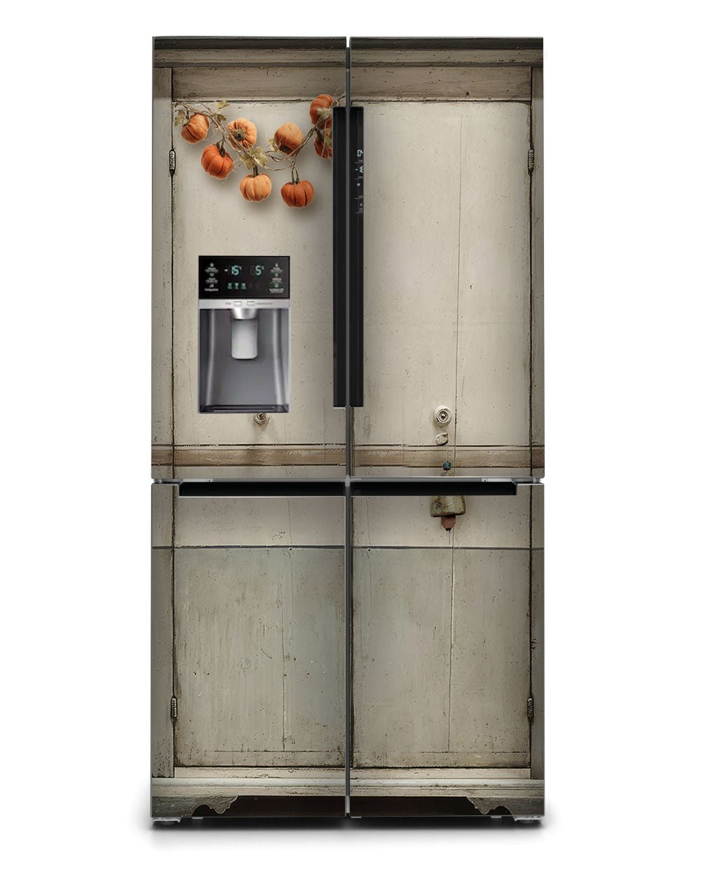 Primitive Pantry with Pumpkin Garland