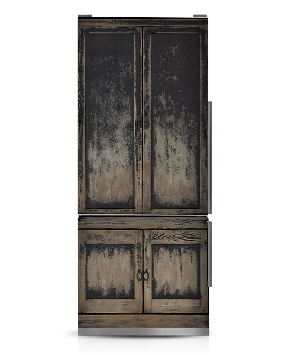 Black distressed cupboard