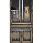 Black distressed cupboard