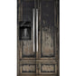 Black distressed cupboard