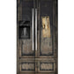 Black distressed cupboard