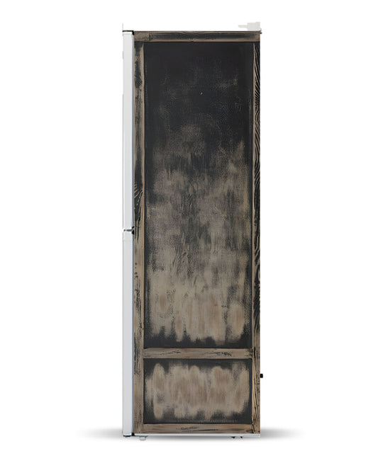 Black distressed cupboard