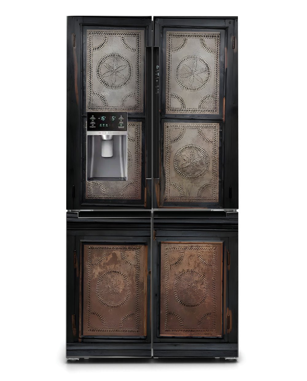 Black Pie Safe Custom Fridge Magnet Cover