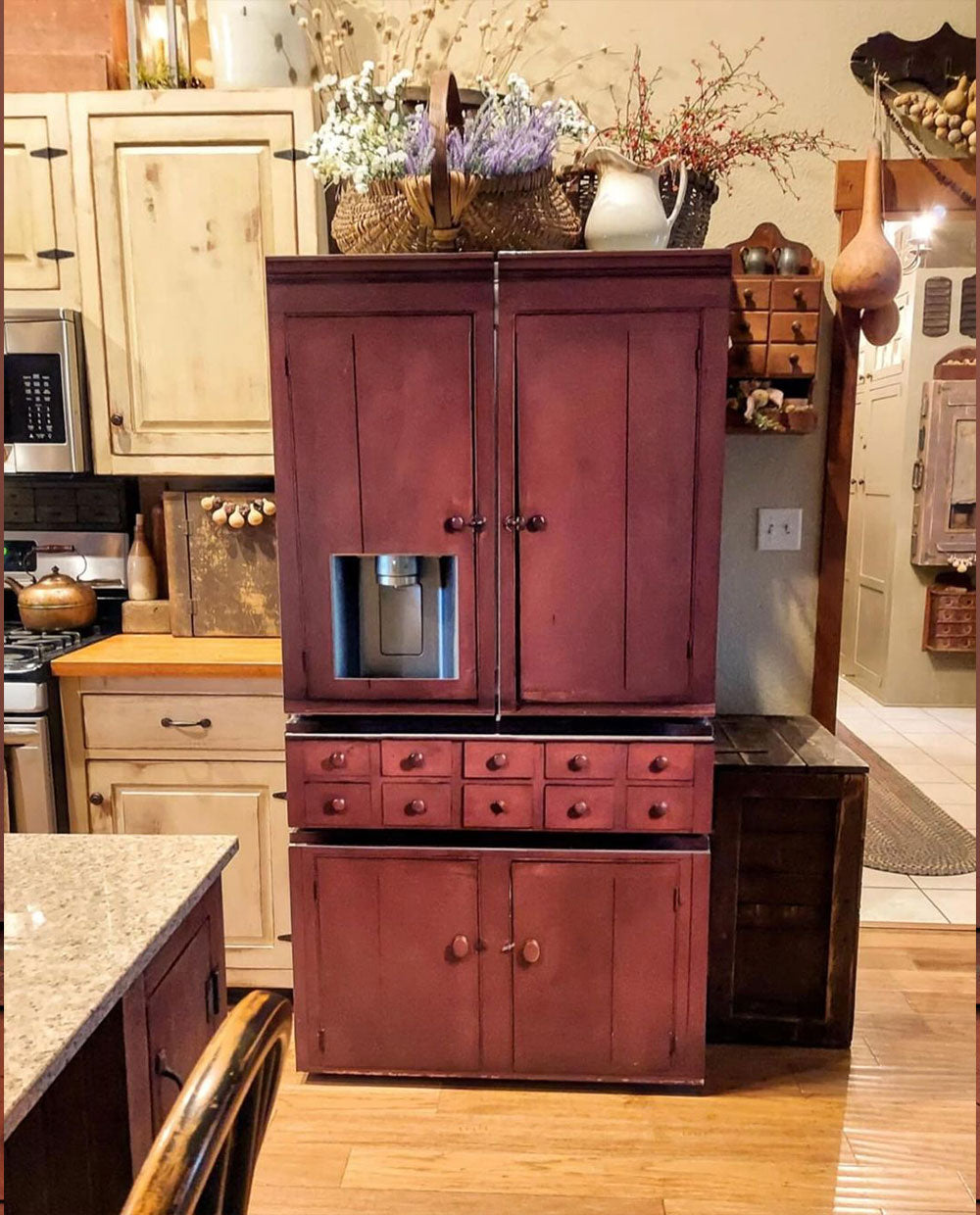 Reddish - Brown Cabinet "May"