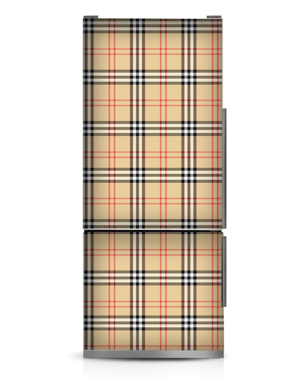 Classic British Plaid Fridge Wrap
