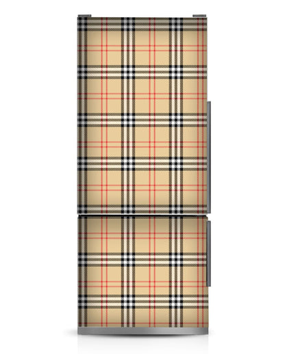 Classic British Plaid Fridge Wrap