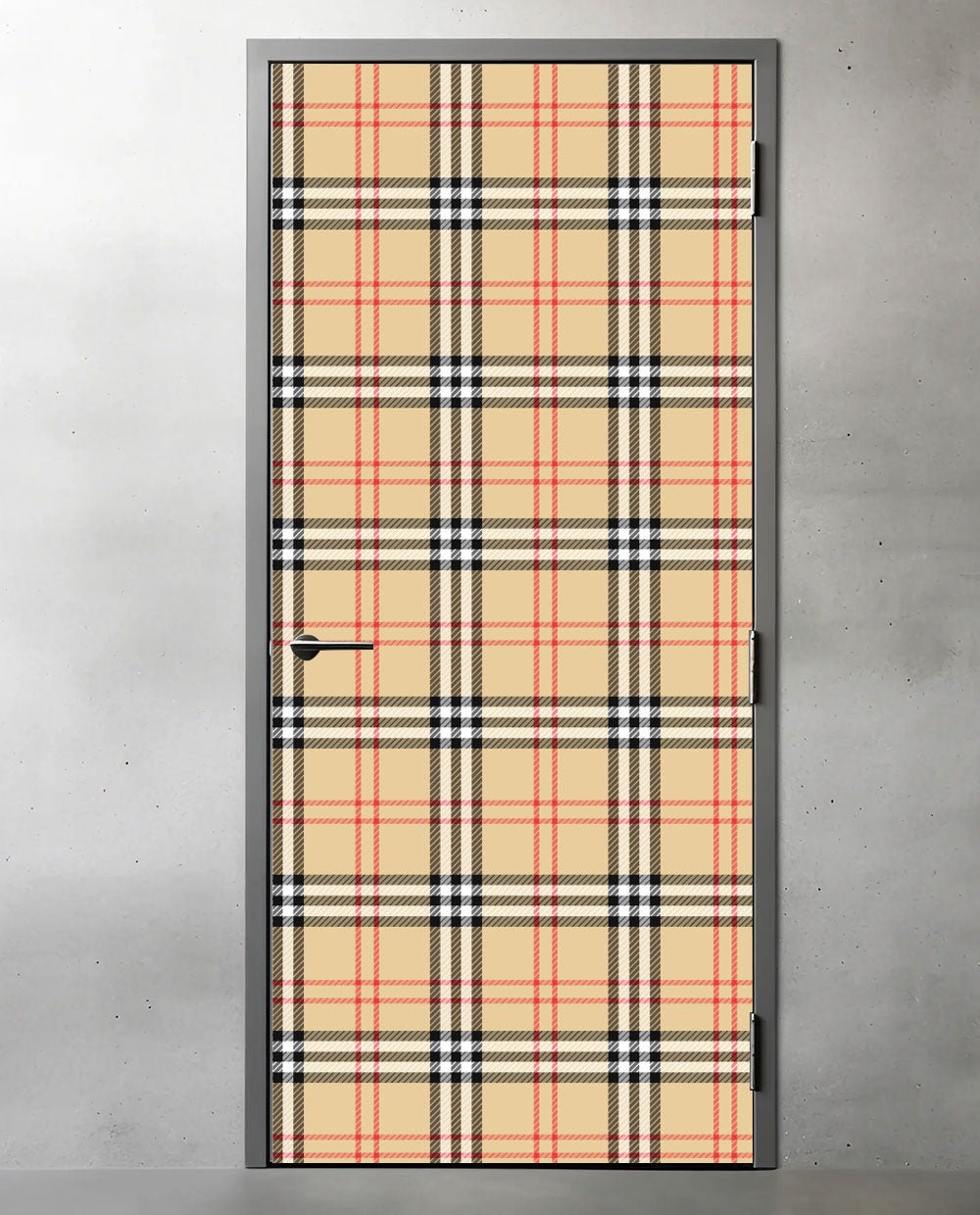 Classic British Plaid Fridge Wrap